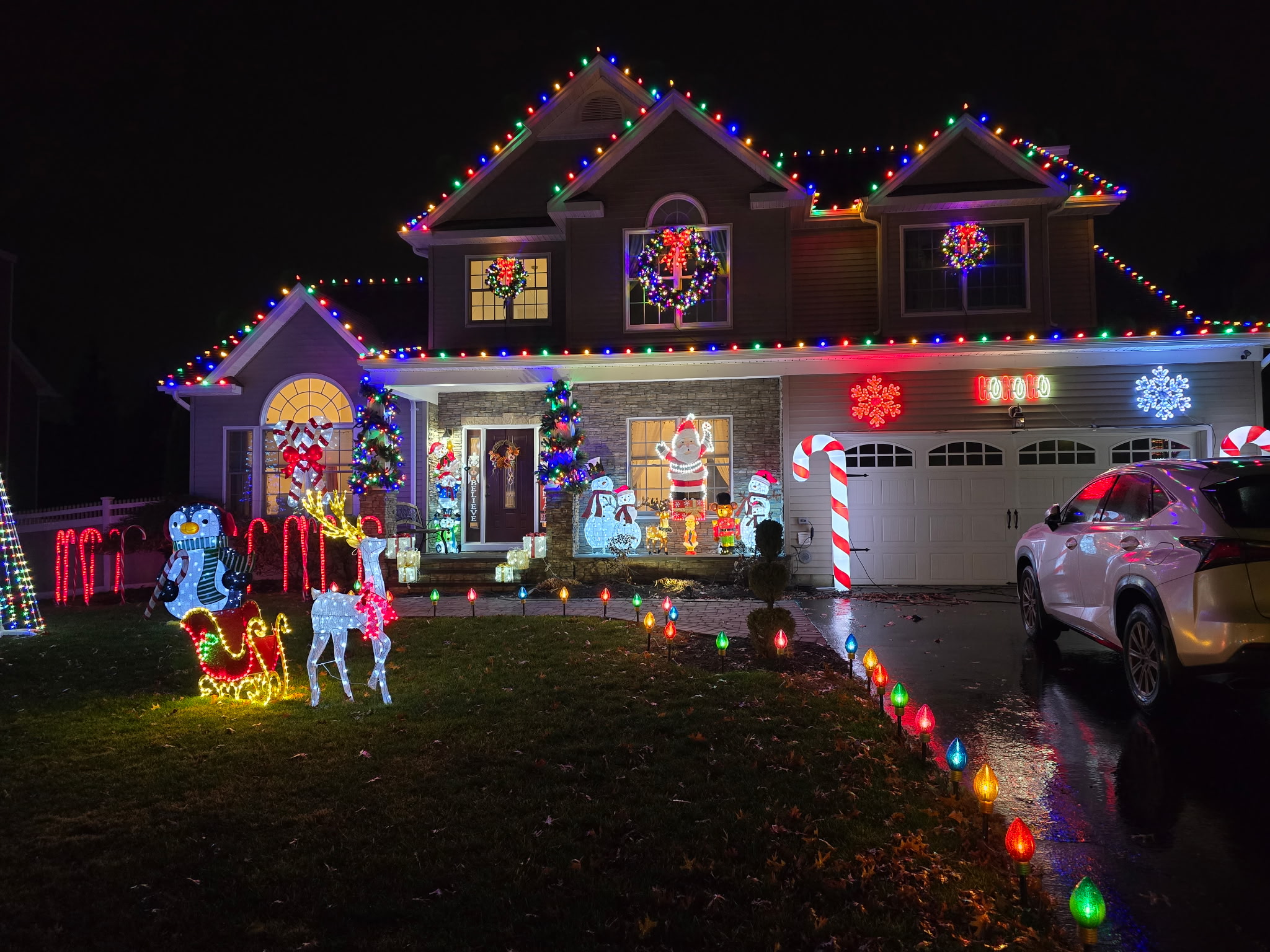 Christmas Light Installation Brookhaven NY- Magic Touch